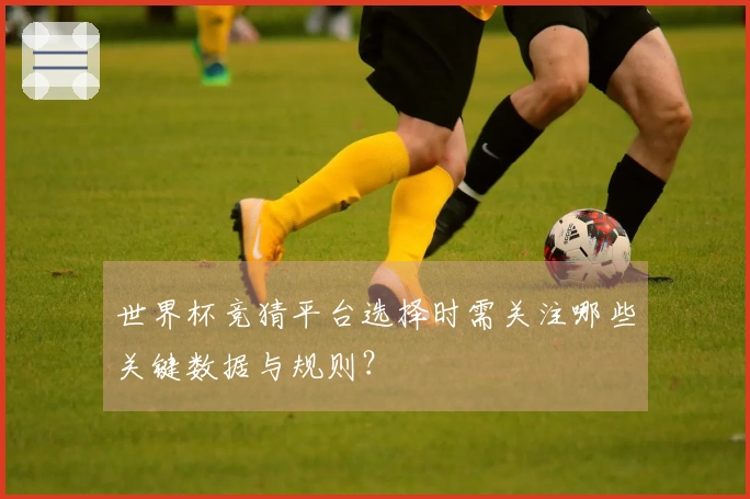 世界杯竞猜平台选择时需关注哪些关键数据与规则？